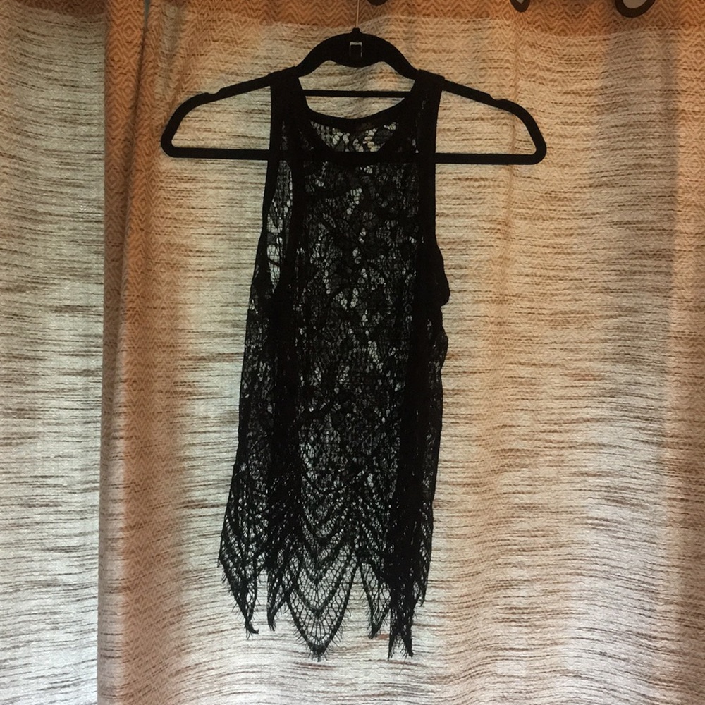 Black Lace Tank